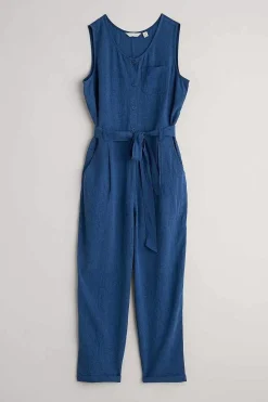 Seasalt Cornwall Trousers & Shorts<Abbey Pool Sleeveless Jumpsuit Marine