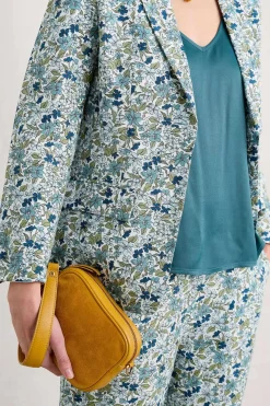 Seasalt Cornwall Bags<Annulet Leather And Suede Bag Dark Sunglow