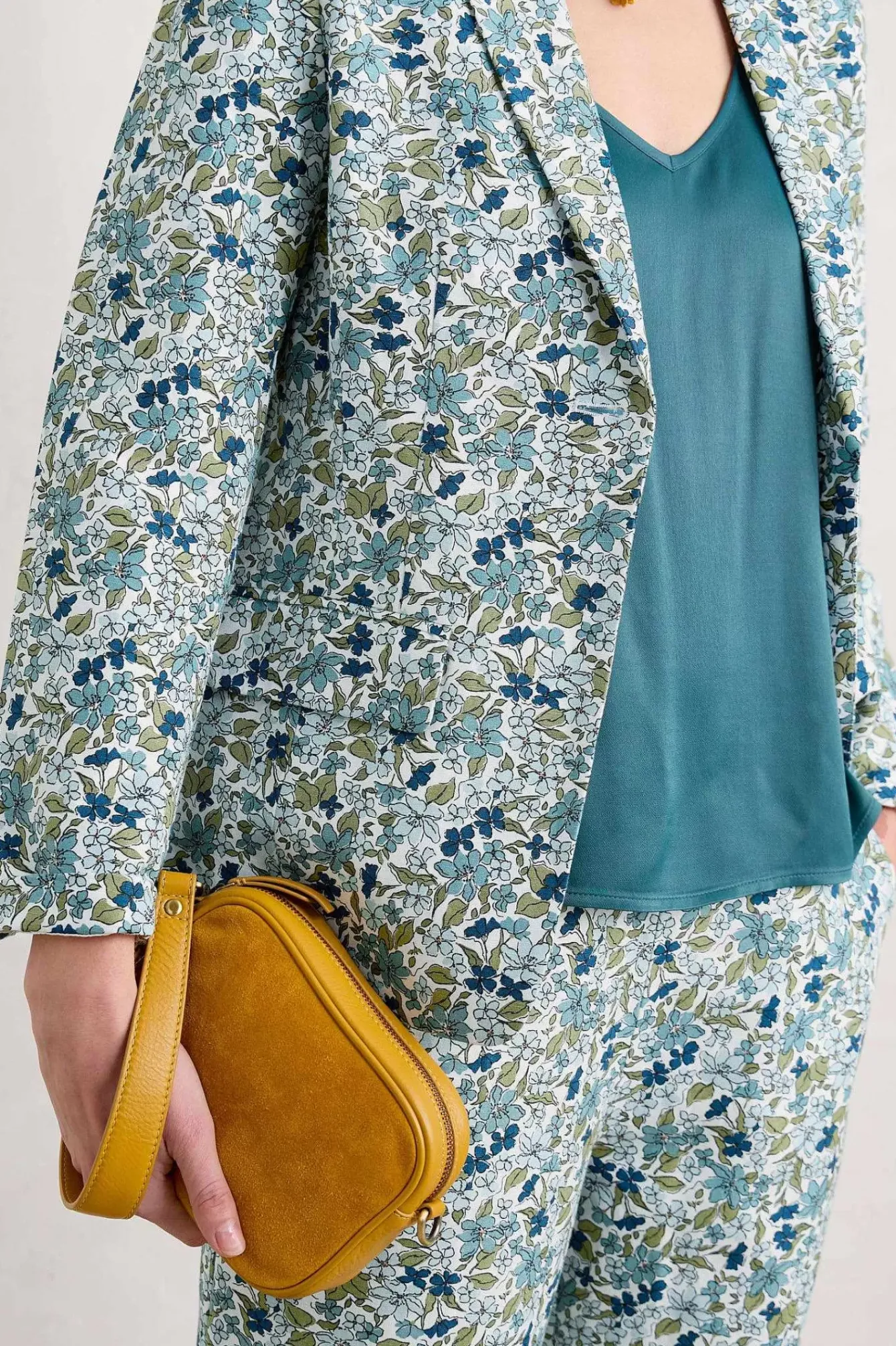 Seasalt Cornwall Bags<Annulet Leather And Suede Bag Dark Sunglow