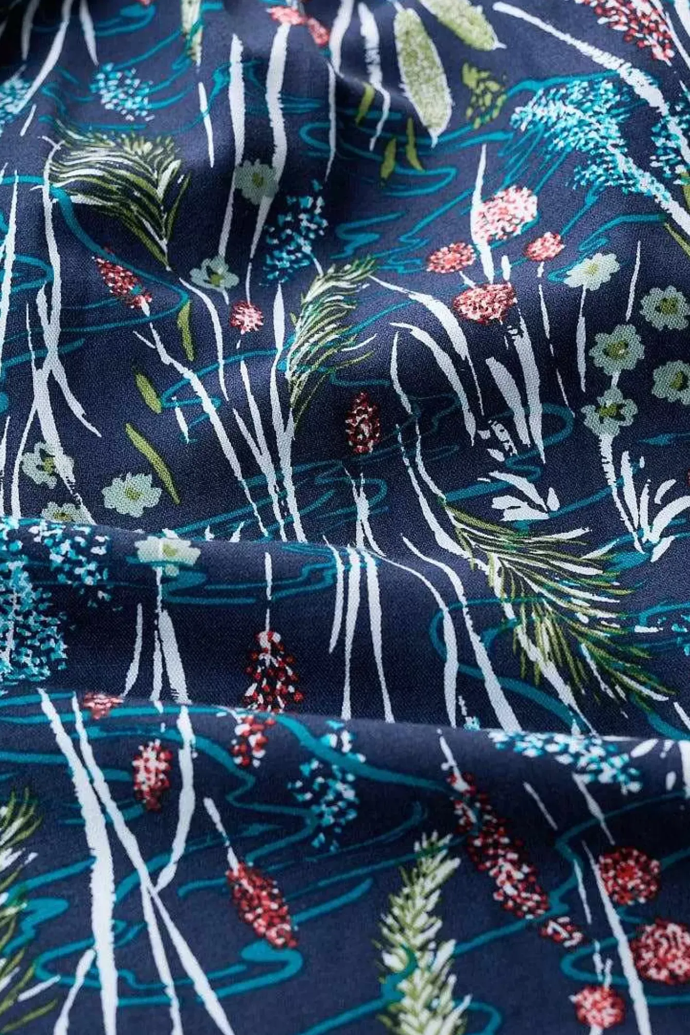 Seasalt Cornwall Dresses<Apple Barn Printed Dress Wetland Pasture Maritime