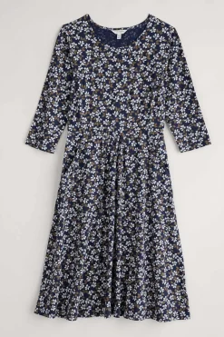 Seasalt Cornwall Dresses<April Jersey Dress Field Flower Maritime