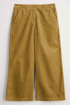 Seasalt Cornwall Trousers & Shorts<Asphodel Cord Trousers Yellow Moss