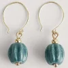 Seasalt Cornwall Jewellery<Barley Ceramic Bead Earrings Watercress