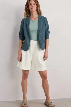 Seasalt Cornwall Coats & Jackets<Blinker Linen Blazer Pool