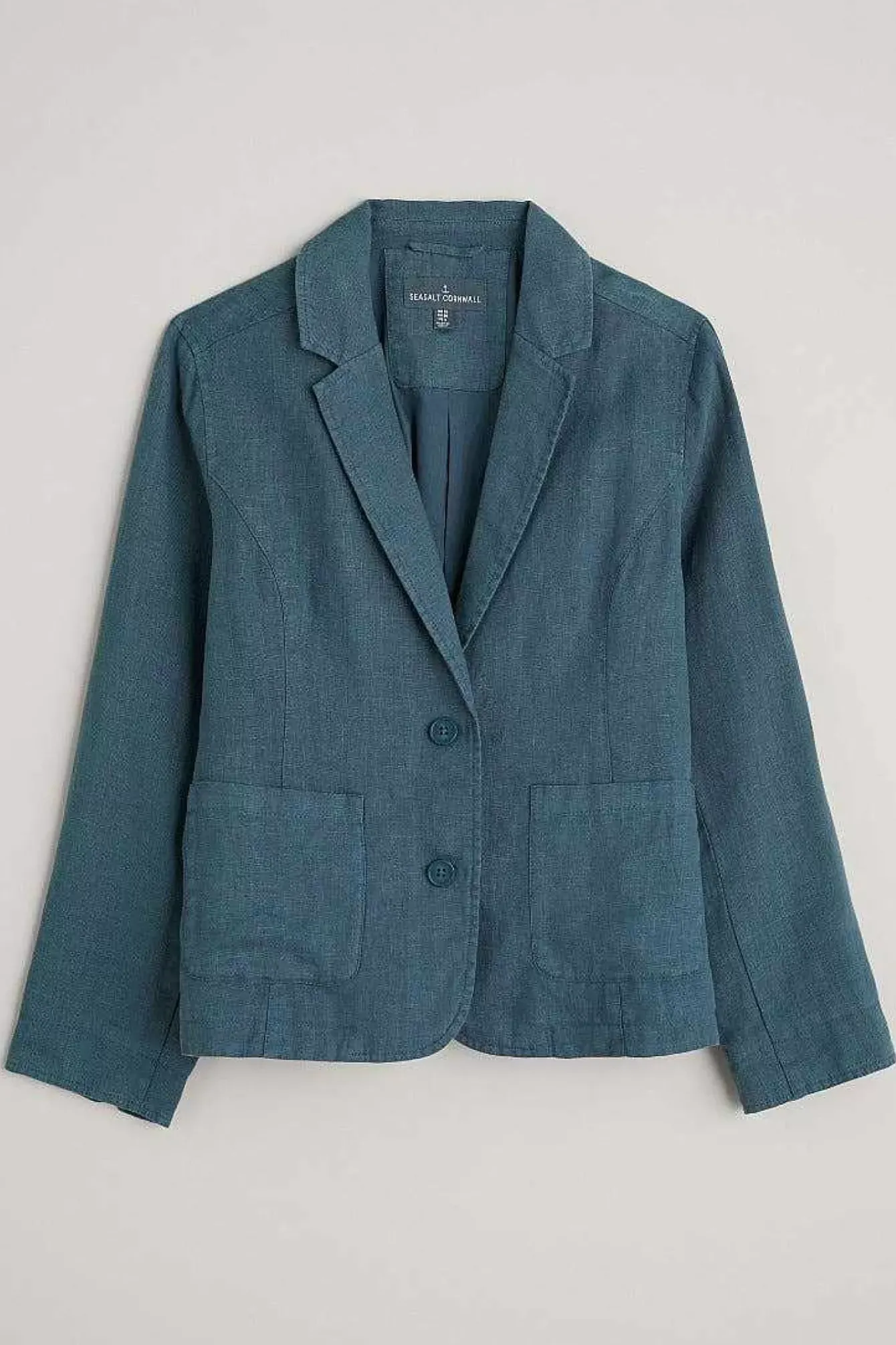 Seasalt Cornwall Coats & Jackets<Blinker Linen Blazer Pool