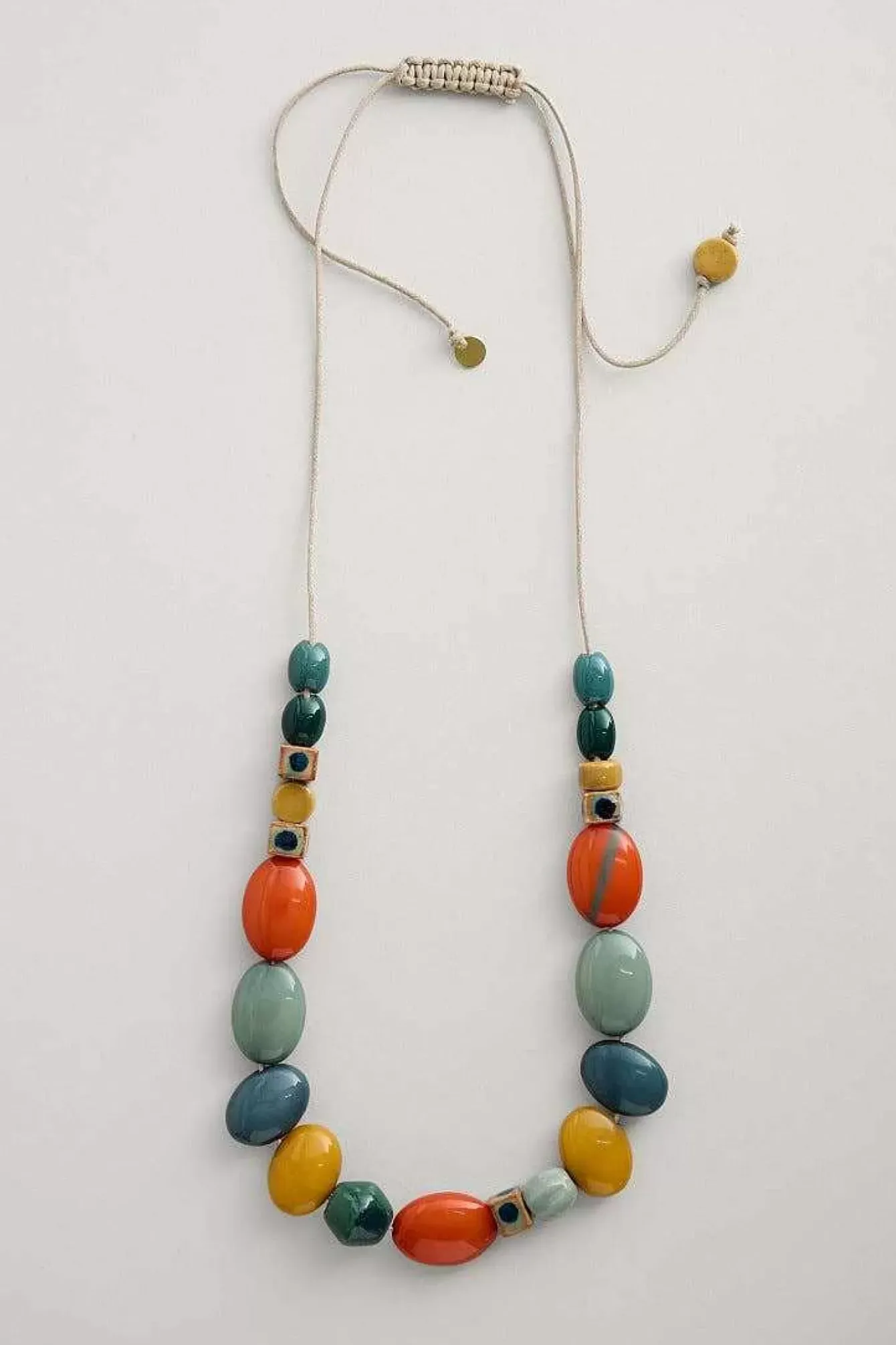 Seasalt Cornwall Jewellery<Bodinnar Beaded Necklace Wall Rue Mix