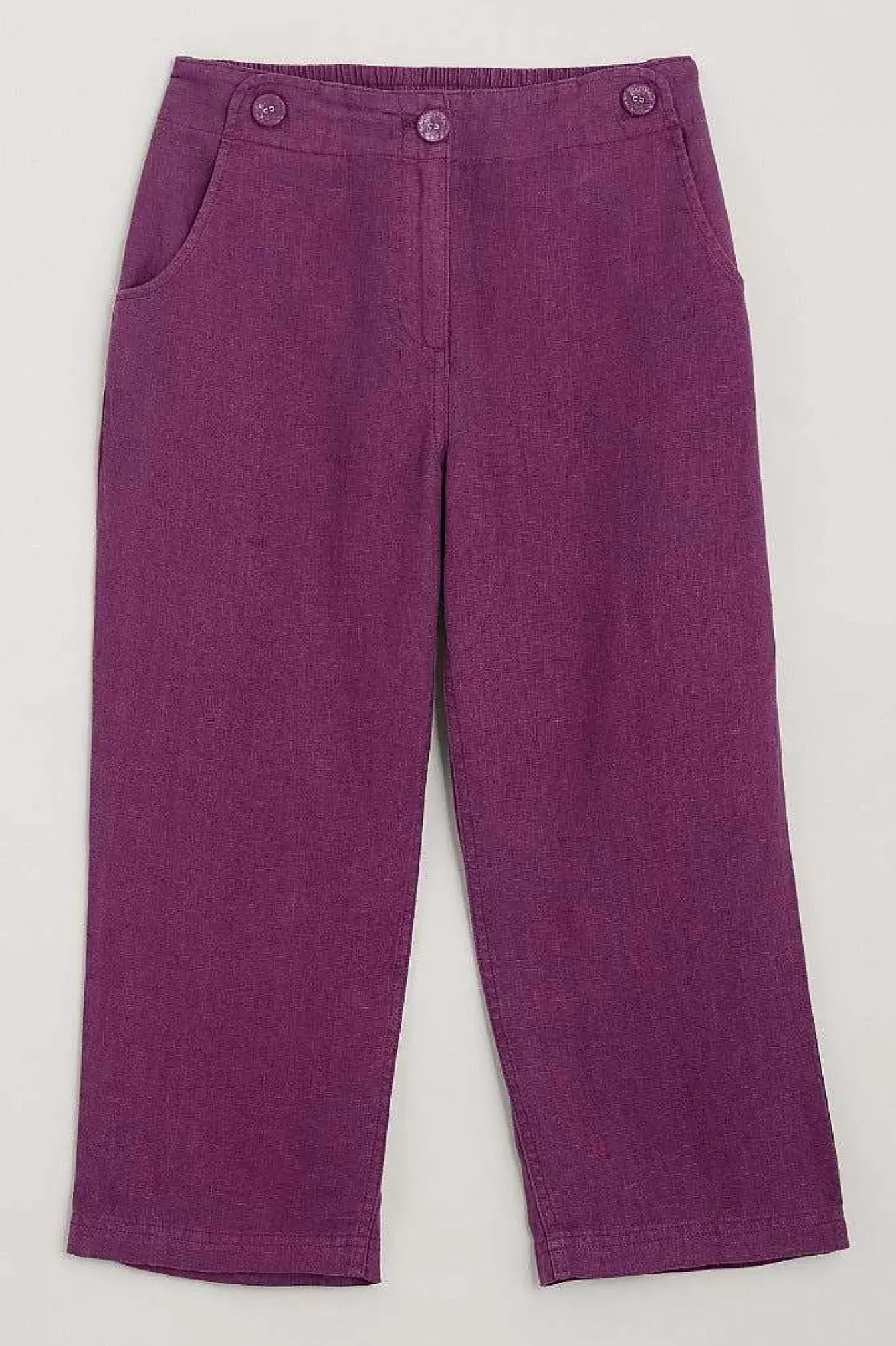 Seasalt Cornwall Trousers & Shorts<Brawn Point Crops Cassis