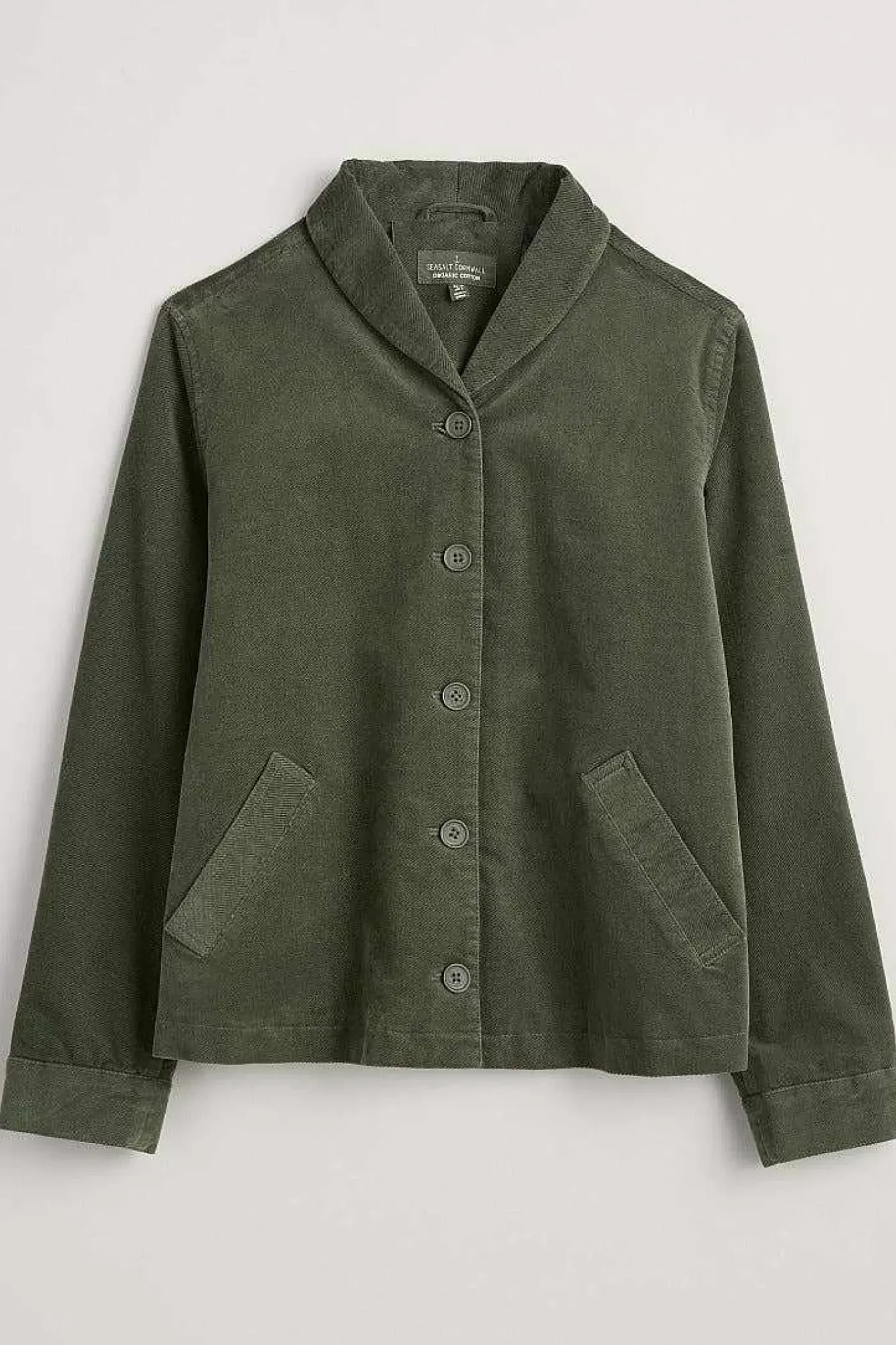 Seasalt Cornwall Coats & Jackets<Brightwork Cut Cord Jacket Evergreen