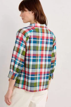 Seasalt Cornwall Tops<Bryn Checked Top Florabunda Multi