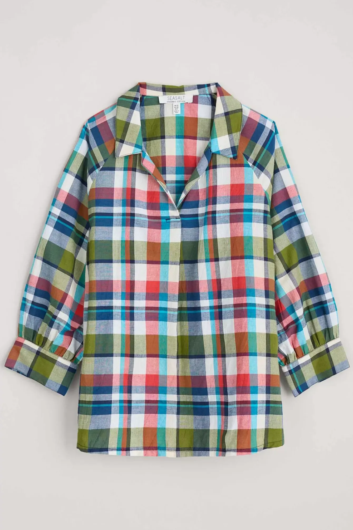 Seasalt Cornwall Tops<Bryn Checked Top Florabunda Multi