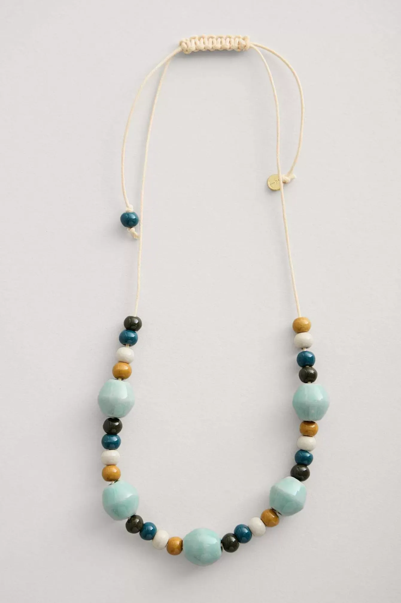 Seasalt Cornwall Jewellery<Canna Ceramic Bead Necklace Daffodil Tomato