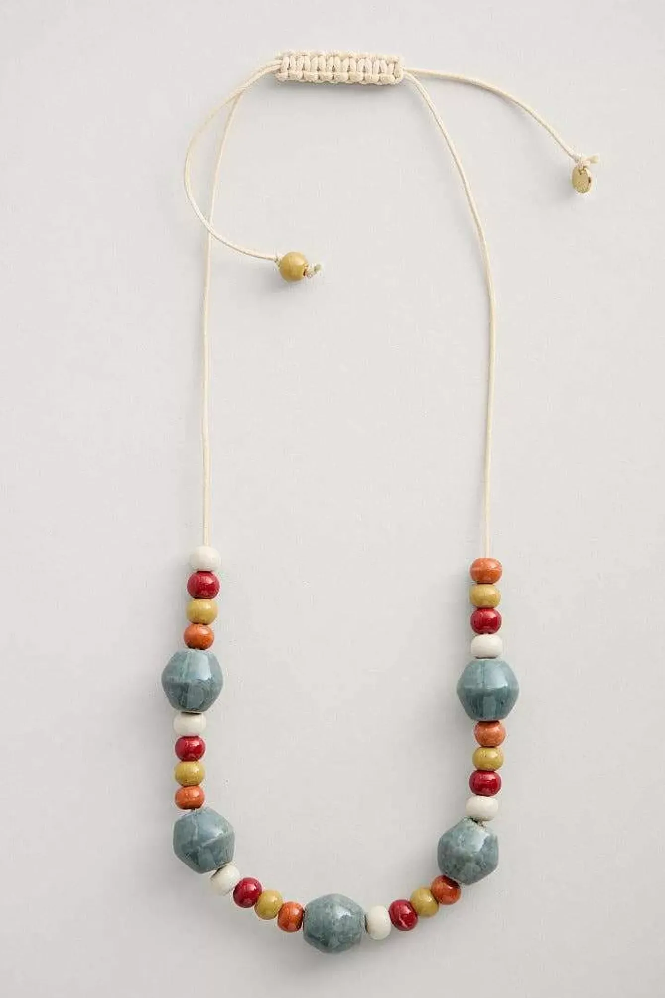 Seasalt Cornwall Jewellery<Canna Ceramic Bead Necklace Daffodil Tomato