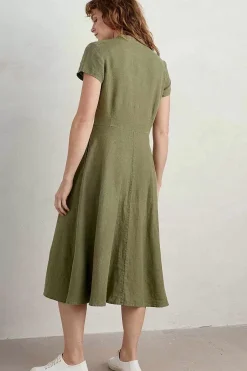 Seasalt Cornwall Dresses<Carved Wood Midi Dress Cypress