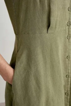 Seasalt Cornwall Dresses<Carved Wood Midi Dress Cypress