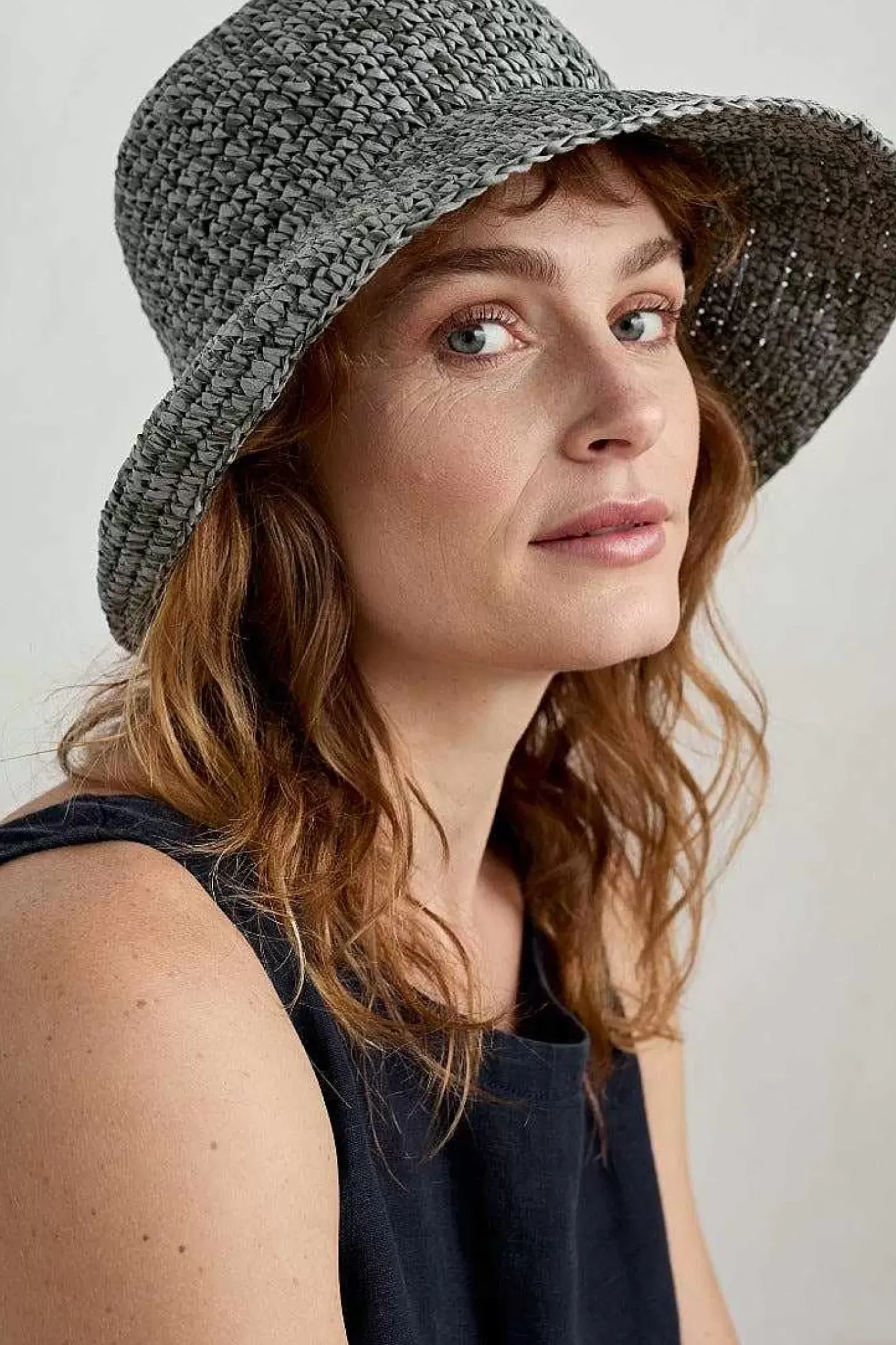 Seasalt Cornwall Hats<Castle Point Sun Hat Dark Lichen