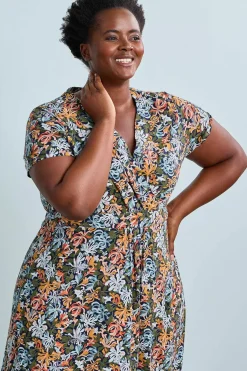 Seasalt Cornwall Dresses<Chapelle Jersey Dress (Gots) Honeysuckles Maritime