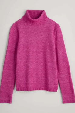 Seasalt Cornwall Knitwear<Cloud Chasing Roll Neck Jumper Crocus