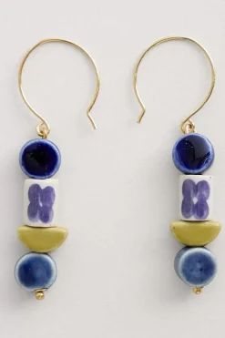 Seasalt Cornwall Jewellery<Collan Earrings Agapanthus Mix