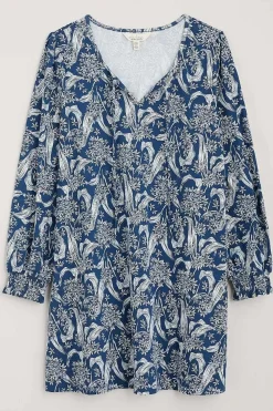 Seasalt Cornwall Tunics<Composition Organic Cotton Jersey Tunic (Gots) Woodland Garlic Marine Chalk