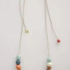 Seasalt Cornwall Jewellery<Conifer Ceramic Bead Necklace Buttercup Mix