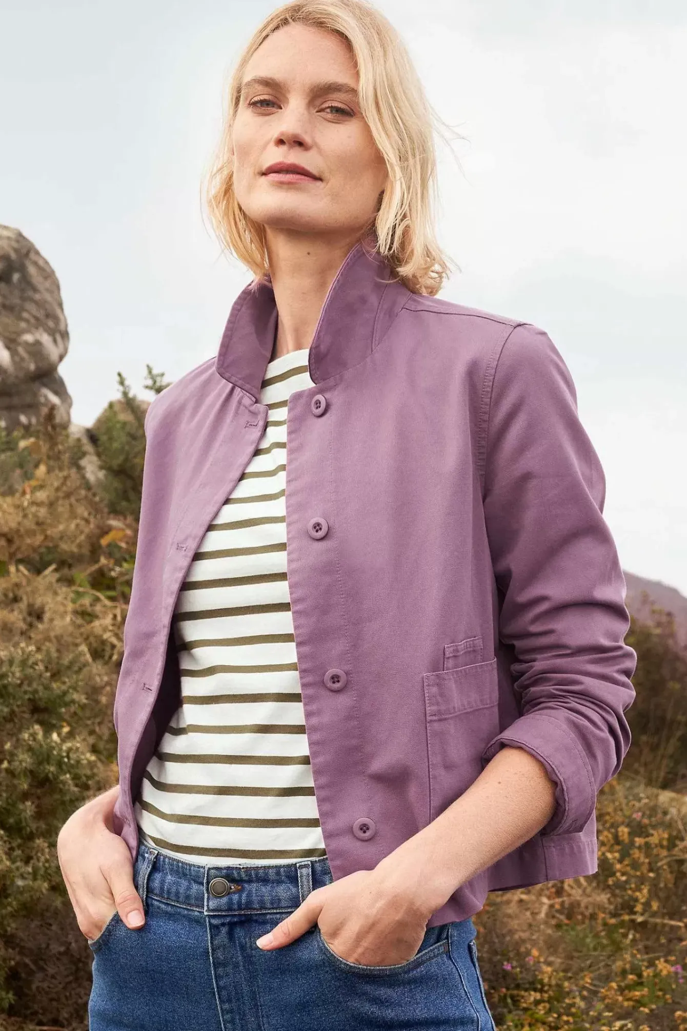Seasalt Cornwall Coats & Jackets<Coombe Lane Jacket Verbena