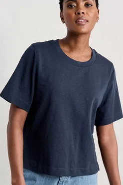 Seasalt Cornwall Tops<Copseland Organic Cotton T-Shirt (Gots) Maritime