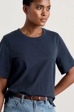 Seasalt Cornwall Tops<Copseland Organic Cotton T-Shirt (Gots) Maritime