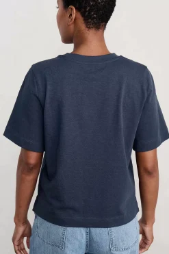 Seasalt Cornwall Tops<Copseland Organic Cotton T-Shirt (Gots) Maritime