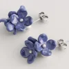Seasalt Cornwall Jewellery<Corsage Flower Bead Earrings Lupin Mix