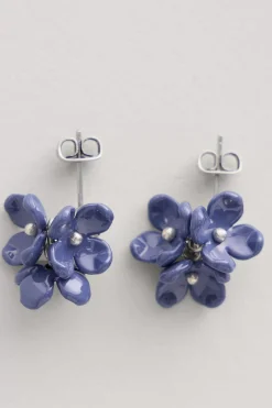Seasalt Cornwall Jewellery<Corsage Flower Bead Earrings Lupin Mix