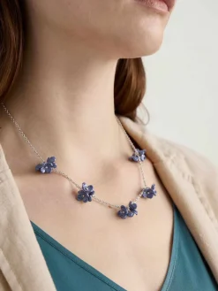 Seasalt Cornwall Jewellery<Corsage Flower Chain Necklace Lupin Mix