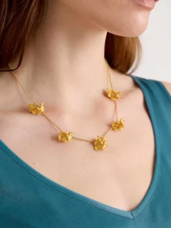 Seasalt Cornwall Jewellery<Corsage Flower Chain Necklace Lupin Mix