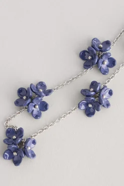 Seasalt Cornwall Jewellery<Corsage Flower Chain Necklace Lupin Mix