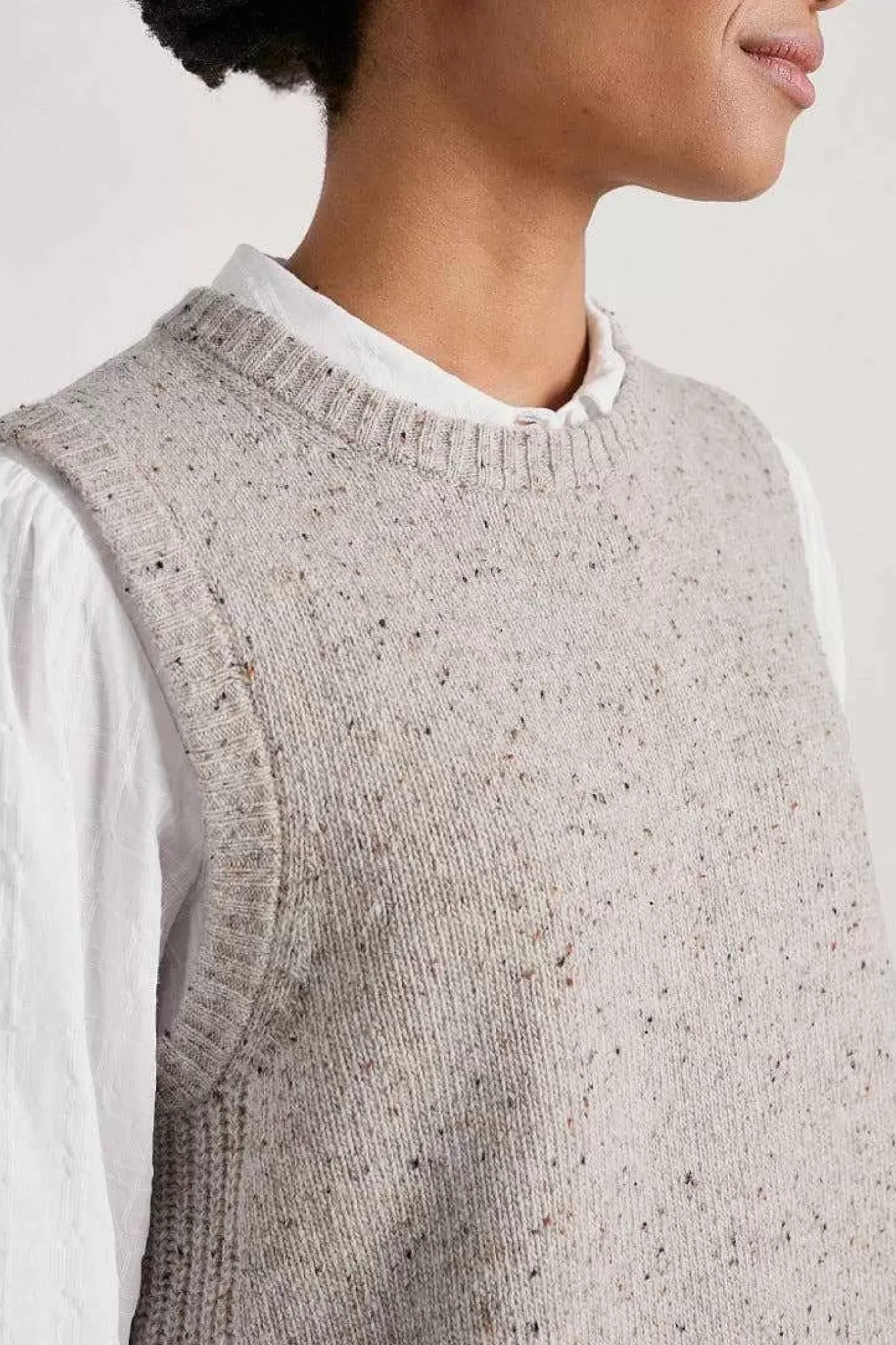 Seasalt Cornwall Knitwear<Coupling Knitted Vest Aran