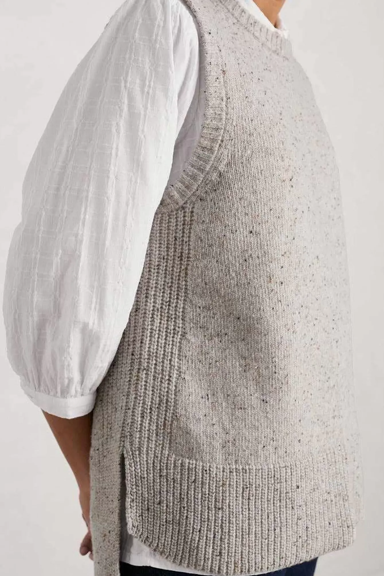 Seasalt Cornwall Knitwear<Coupling Knitted Vest Aran