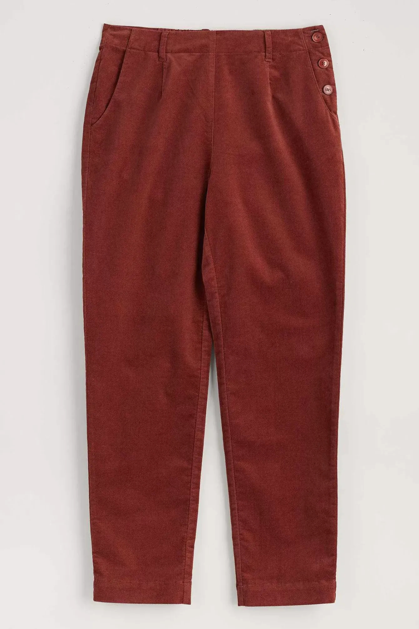 Seasalt Cornwall Trousers & Shorts<Crackington Trousers Burnt Umber