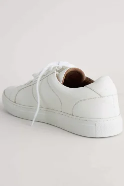 Seasalt Cornwall Shoes<Davidstow Leather Trainers Salt