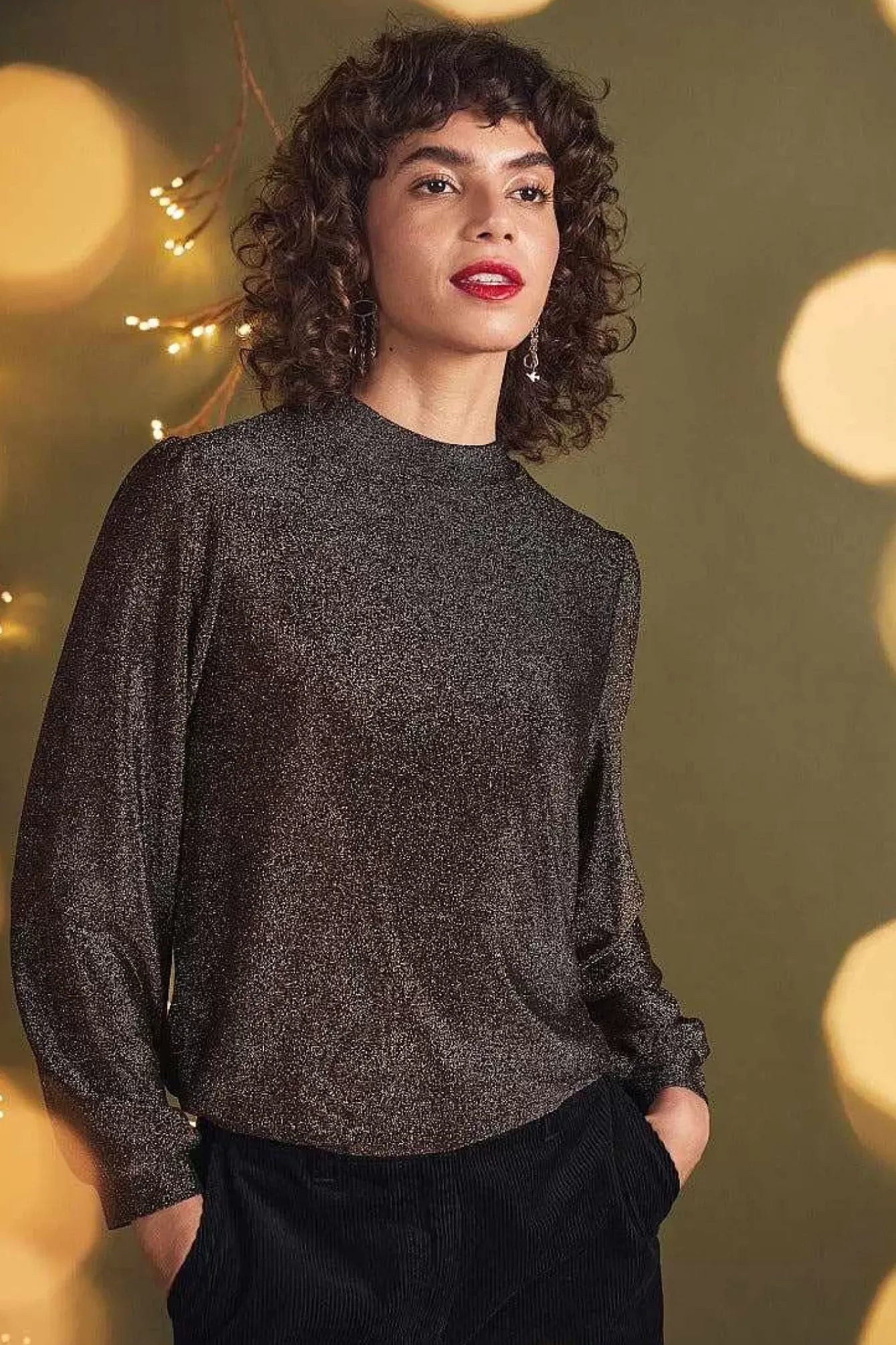 Seasalt Cornwall Tops<Dawn Point Sparkly Top Rosehip