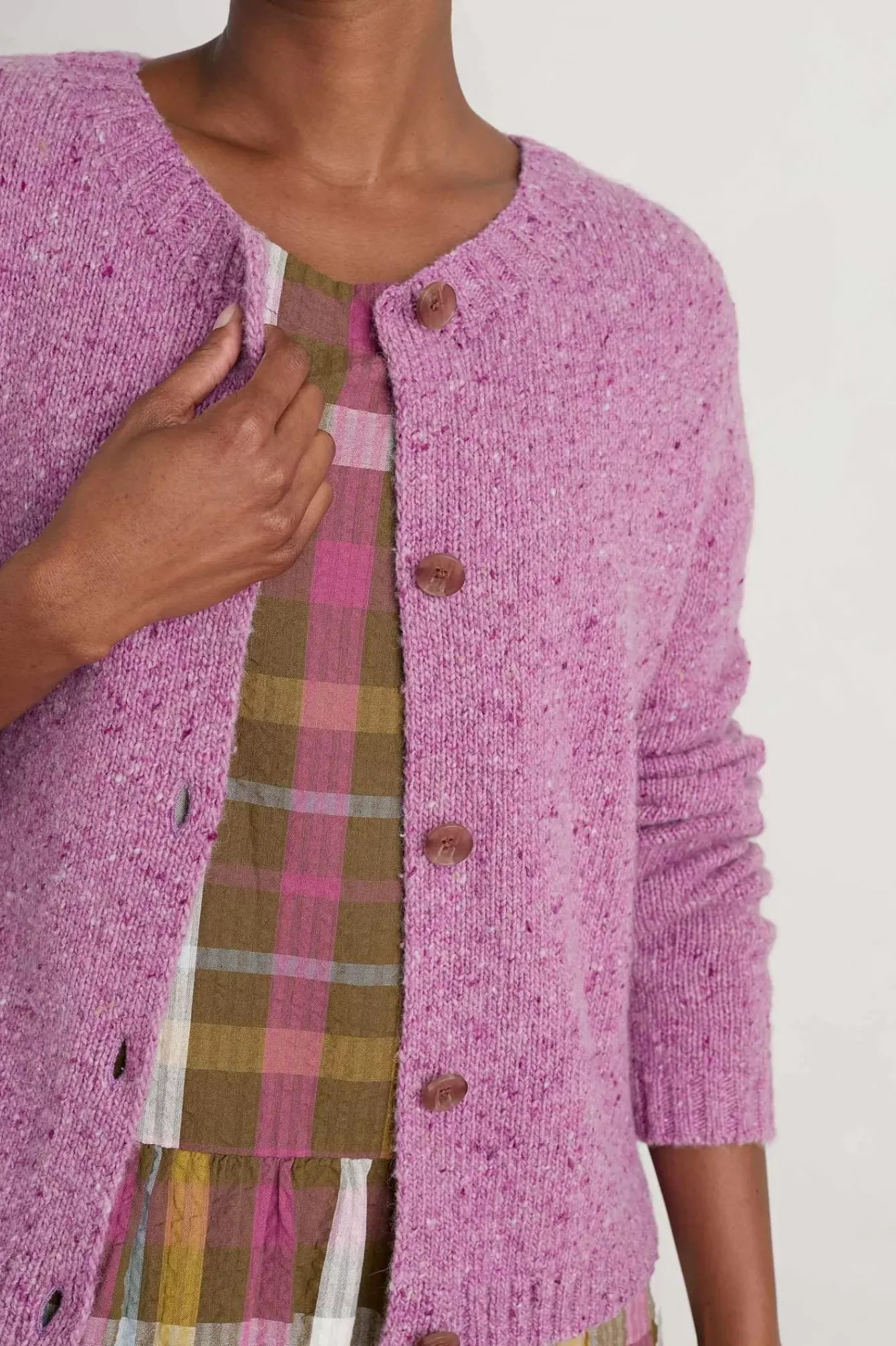 Seasalt Cornwall Knitwear<Dawson Pick Merino-Rich Cardigan Buddleia