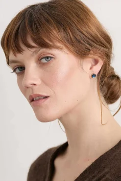 Seasalt Cornwall Jewellery<Dot Moth Stud Earrings Light Squid