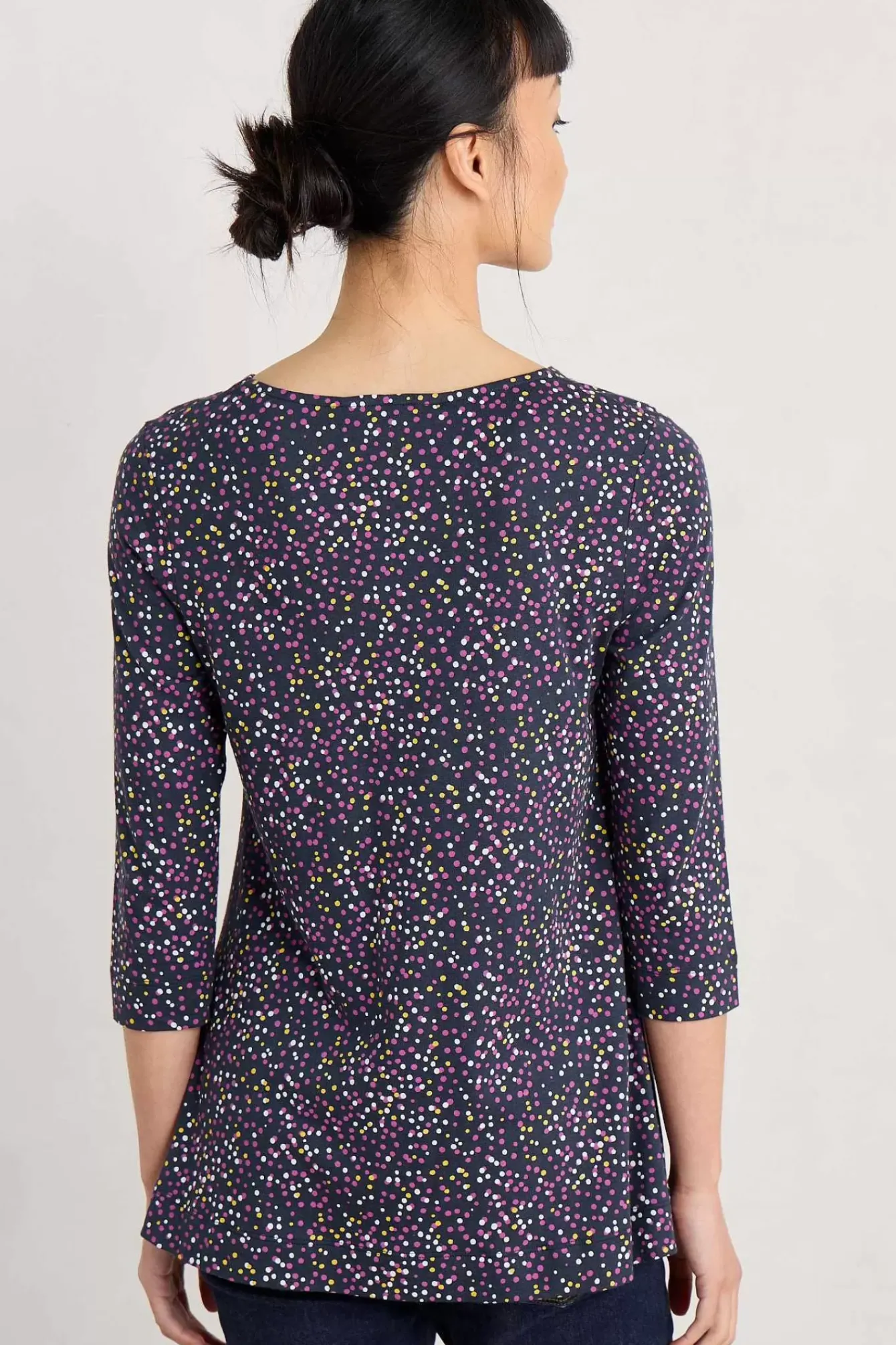 Seasalt Cornwall Tops<Drawing Book Swing Top Dotted Paint Crocus