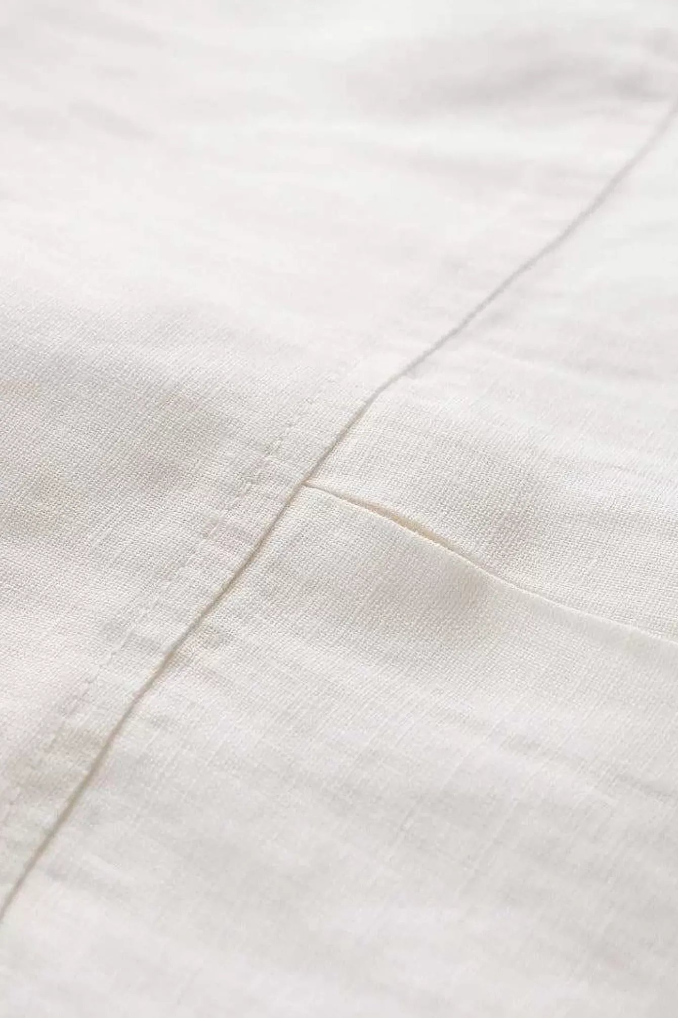 Seasalt Cornwall Tops<Drydock Short Sleeve Linen Shirt Chalk