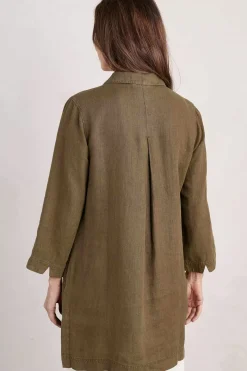 Seasalt Cornwall Tunics<Early Sun Linen Tunic Laurel