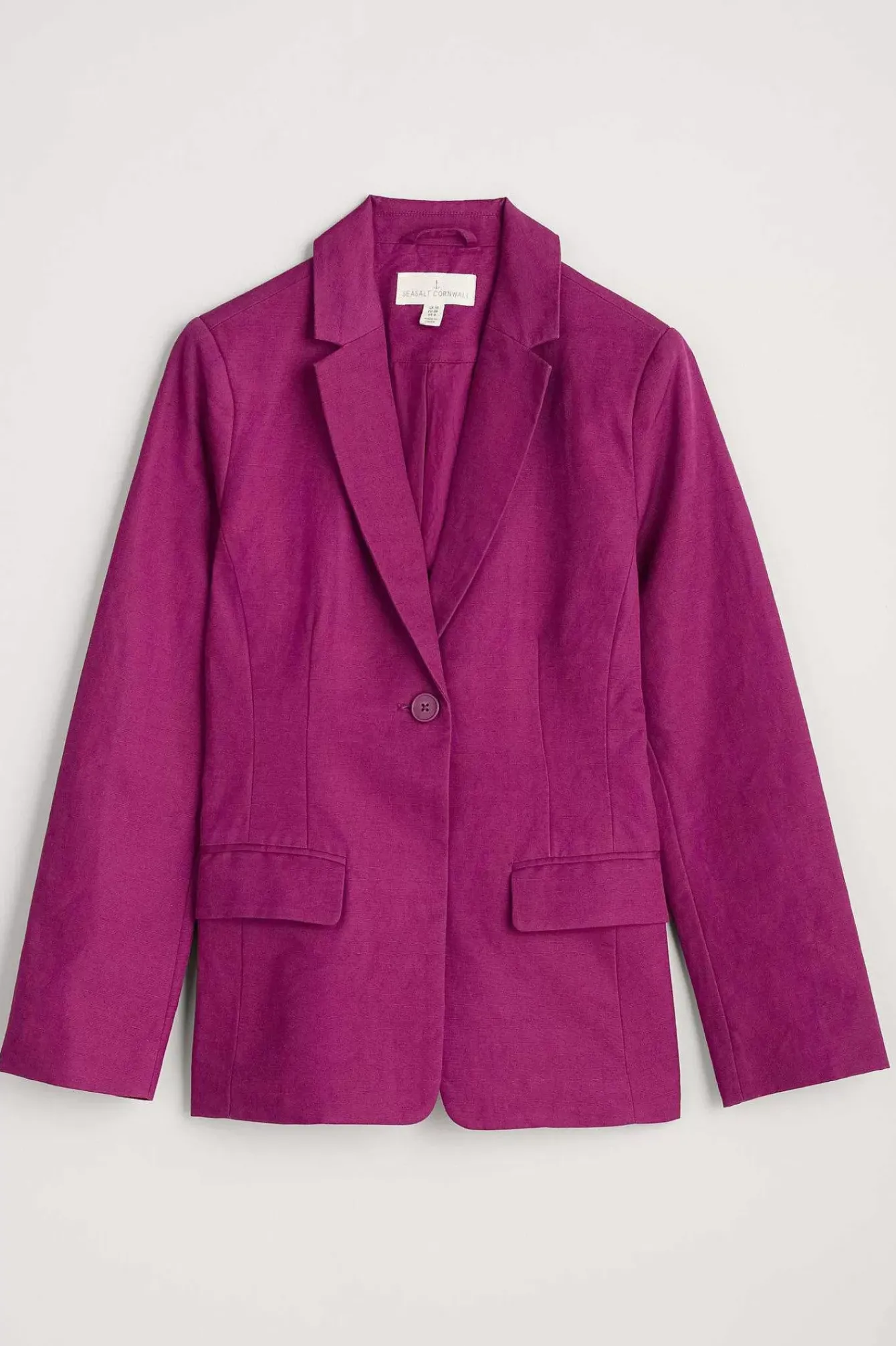 Seasalt Cornwall Coats & Jackets<Erica Linen Blend Blazer Cassis