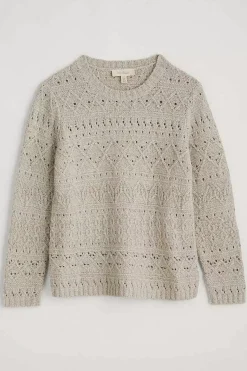 Seasalt Cornwall Knitwear<Feock Merino Blend Jumper Aran