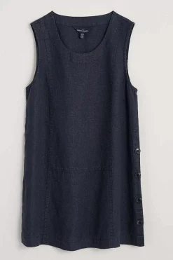 Seasalt Cornwall Tops<Foredune Linen Vest Maritime