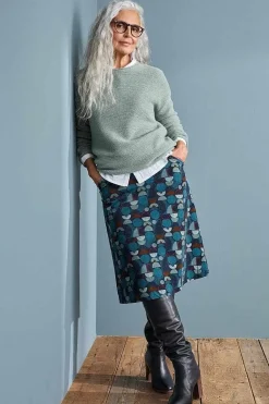 Seasalt Cornwall Skirts<Forest View Skirt Harbour Forms Maritime