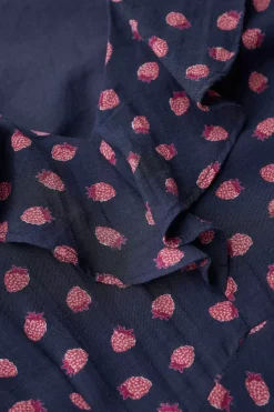 Seasalt Cornwall Dresses<Furled Flower V-Neck Dress Mini Raspberries Maritime