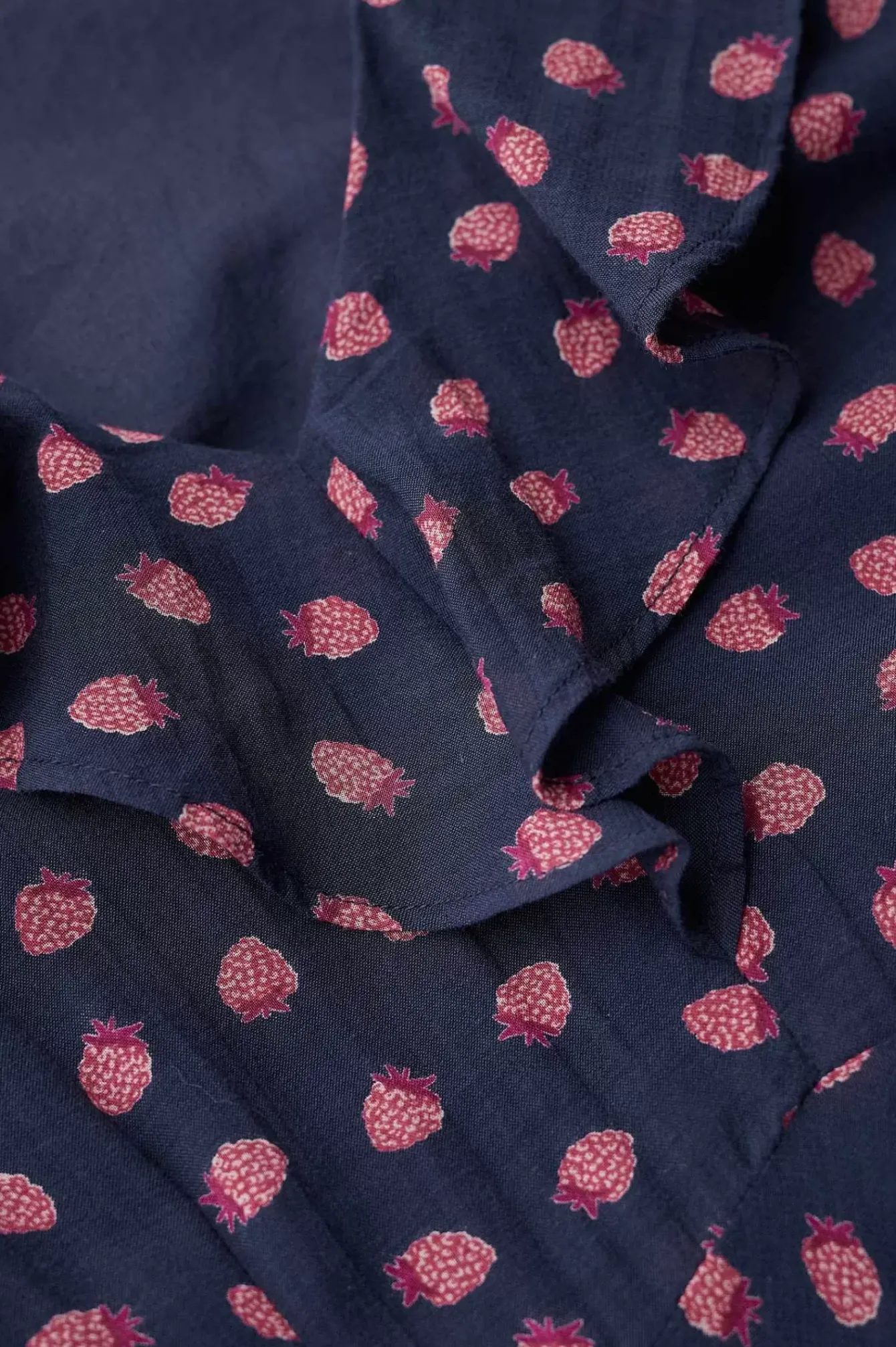 Seasalt Cornwall Dresses<Furled Flower V-Neck Dress Mini Raspberries Maritime