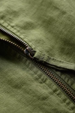 Seasalt Cornwall Coats & Jackets<Galleon Zip Through Linen Jacket Heath